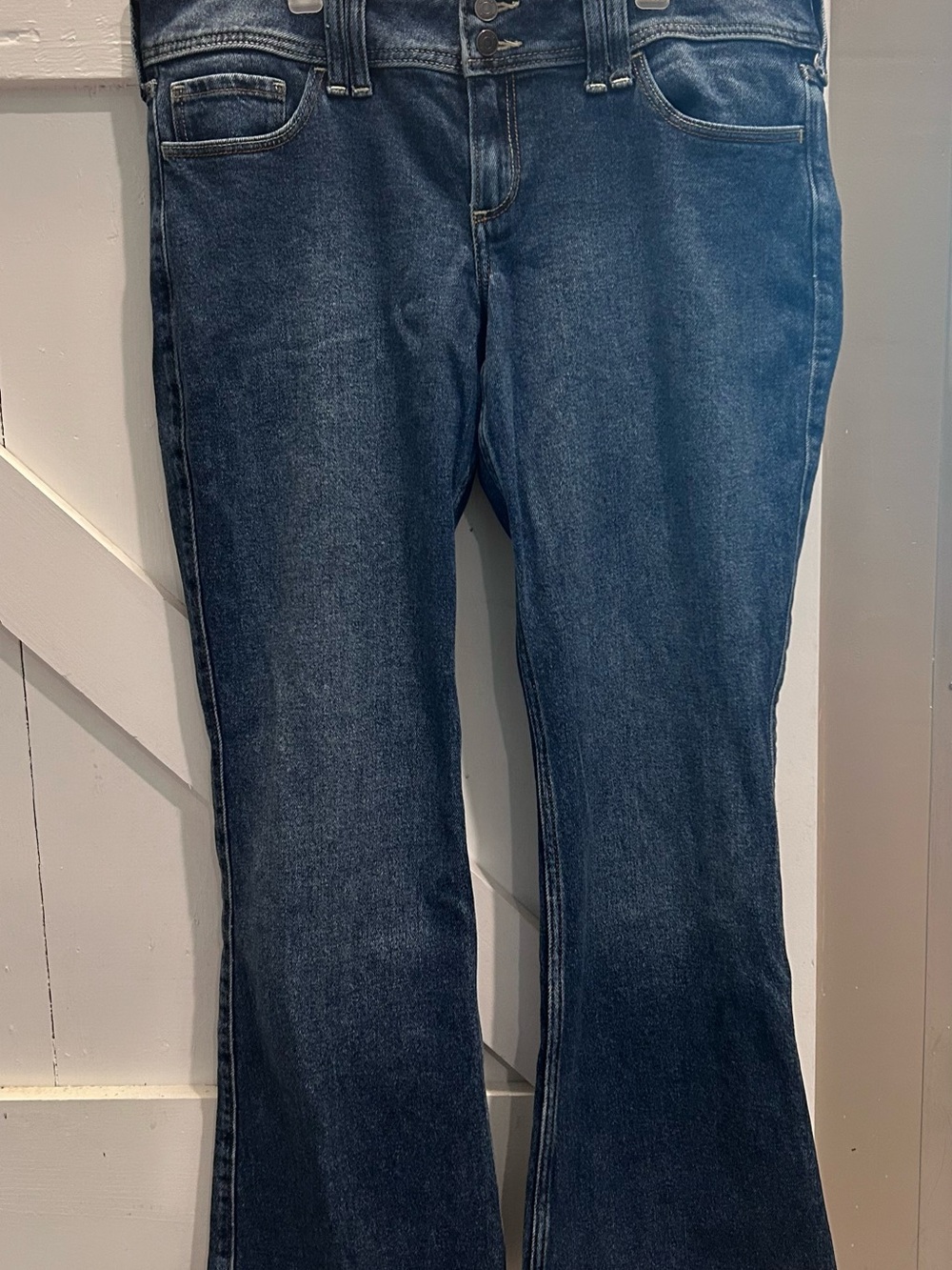 Hollister Dark Blue Bootcut Jeans, women’s size 12